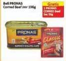 Promo Harga Pronas Corned Beef Jamur 198 gr - Alfamart