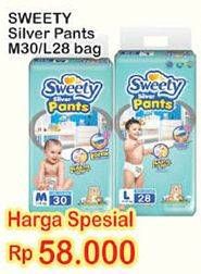 Promo Harga Sweety Silver Pants M30, L28  - Indomaret