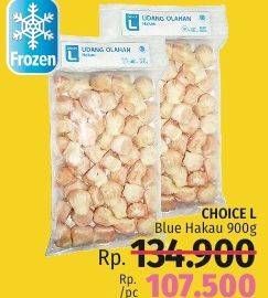 Promo Harga CHOICE L Hakau Udang 900 gr - LotteMart