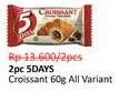 Promo Harga 5 Days Croissant All Variants 60 gr - Alfamidi