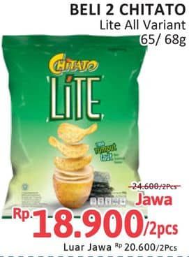 Promo Harga Chitato Lite Snack Potato Chips All Variants 65 gr - Alfamidi
