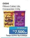 Promo Harga OISHI Pillows Coklat, Ubi, Cocopandan 110 gr - Alfamidi