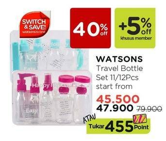 Promo Harga WATSONS Travel Bottle  - Watsons