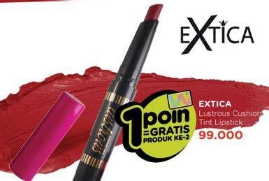 Promo Harga EXTICA Lustrous Cushion Tint Lipstick  - Watsons