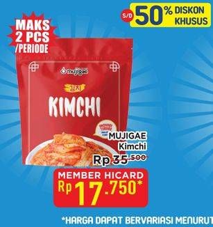 Promo Harga Mujigae Kimchi 200 gr - Hypermart