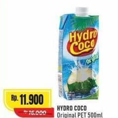 Promo Harga Hydro Coco Minuman Kelapa Original 500 ml - Alfamart