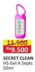 Promo Harga Secret Clean Hand Sanitizer 50 ml - Alfamart