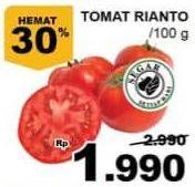 Promo Harga Tomat Rianto per 100 gr - Giant