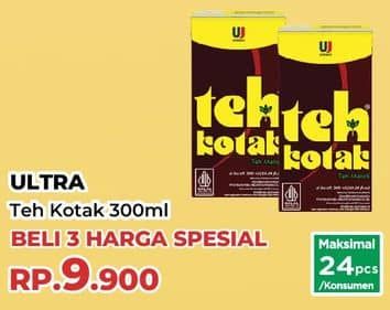 Promo Harga Ultra Teh Kotak 300 ml - Yogya