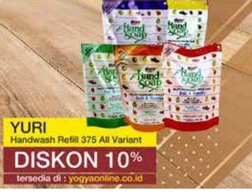 Promo Harga Yuri Hand Soap All Variants 375 ml - Yogya