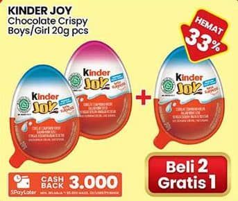 Promo Harga Kinder Joy Chocolate Crispy Boys, Girls 20 gr - Indomaret