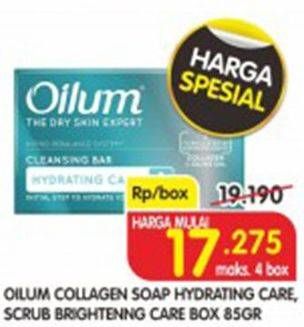 Promo Harga OILUM Collagen Soap Hydrating Care, Scrub Brightening 85 gr - Superindo