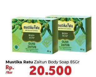 Promo Harga MUSTIKA RATU Body Soap 85 gr - Carrefour