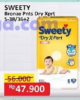 Promo Harga Sweety Bronze Pants Dry X-Pert S36+2 38 pcs - Alfamart