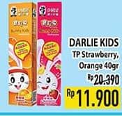 Promo Harga Darlie Toothpaste Bunny Kids for Kid Strawberry, Orange 40 gr - Hypermart