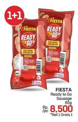 Promo Harga Fiesta Ready To Go Sausage Original 65 gr - LotteMart