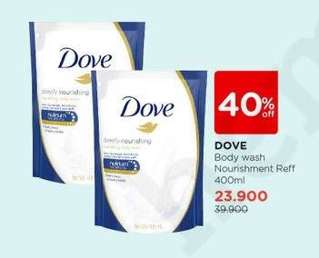 Promo Harga DOVE Body Wash Deeply Nourishing 400 ml - Watsons