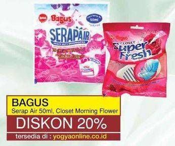 Promo Harga BAGUS Serap Air/Closet Super Fresh  - Yogya