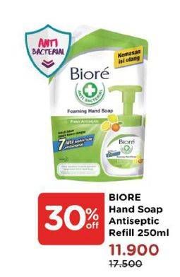 Promo Harga BIORE Hand Soap Antiseptic 250 ml - Watsons