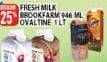 Promo Harga Brookfarm / Ovaltine Fresh Milk  - Hypermart