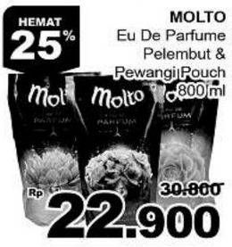 Promo Harga MOLTO Eau De Parfum 800 ml - Giant