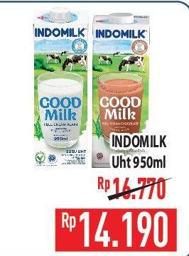 Promo Harga Indomilk Susu UHT 950 ml - Hypermart