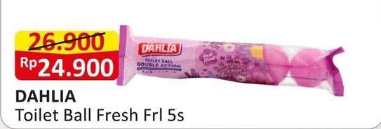 Promo Harga Dahlia Toilet Color Ball Fresh Floral 5 pcs - Alfamart