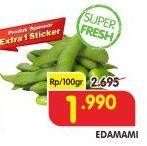 Promo Harga Edamame per 100 gr - Superindo