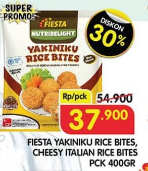 Promo Harga Fiesta Rice Bites Cheesy Italian, Yakiniku 400 gr - Superindo