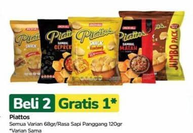 Promo Harga Piattos Snack Kentang   - TIP TOP