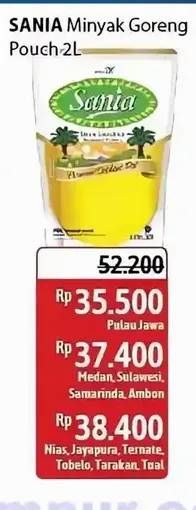 Promo Harga Sania Minyak Goreng 2000 ml - Alfamidi