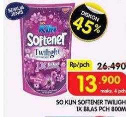 Promo Harga So Klin Softener Twilight Sensation All Variants 800 ml - Superindo