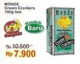 Promo Harga MONDE Cream Crackers 180 gr - Indomaret