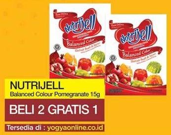 Promo Harga NUTRIJELL Jelly Powder Pomegranate 15 gr - Yogya