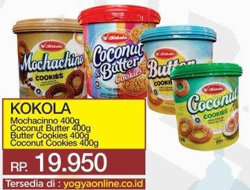 Promo Harga KOKOLA Coconut Butter/Coconut Cookies/Butter Cookies Mochachino Cookies/Kukis Mamah  - Yogya