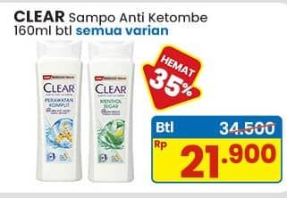 Promo Harga Clear Shampoo All Variants 160 ml - Indomaret