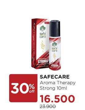 Promo Harga SAFE CARE Minyak Angin Aroma Therapy Strong 10 ml - Watsons