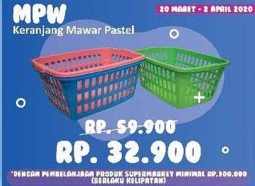 Promo Harga MPW Keranjang Mawar PAstel  - Yogya