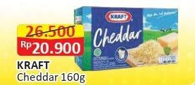 Promo Harga Kraft Cheese Cheddar 160 gr - Alfamart