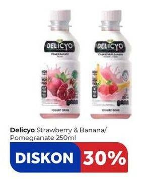Promo Harga PROSANA Delicyo Pomegranate, Strawberry Banana 250 ml - Carrefour