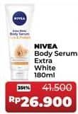 Promo Harga Nivea Body Serum Extra White Anti Age 180 ml - Alfamidi