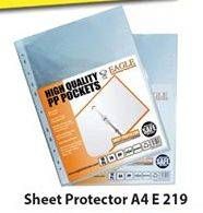 Promo Harga EAGLE Sheet Protector A4 E219  - Hari Hari