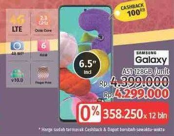 Promo Harga SAMSUNG Galaxy A51  - LotteMart