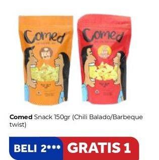 Promo Harga COMED Comro Kering Bumbu Shaker BBQ Twist, Chili Balado 150 gr - Carrefour