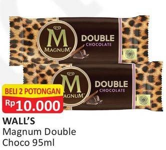 Promo Harga WALLS Magnum Double Choco 95 ml - Alfamart