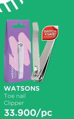 Promo Harga WATSONS Toe Nail Clipper  - Watsons