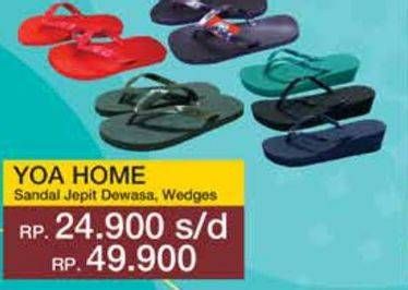 Promo Harga YOA Home Sandal Jepit  - Yogya