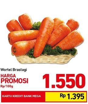 Promo Harga Wortel Baby Berastagi per 100 gr - Carrefour