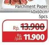 Promo Harga MUFFIN BETTER Parchment Paper 40 X 60 Cm 5 pcs - Lotte Grosir