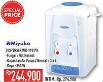 Promo Harga MIYAKO WD-190 PH | Water Dispenser 3500 ml - Hypermart